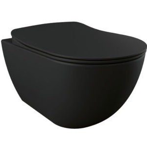 Free Hänge-WC mit Bidet Farbe: Schwarz Matt