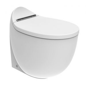 Foglia Stand-WC mit Bidet Farbe: Weiß