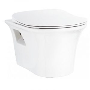 Moon Hänge-WC mit Bidet Farbe: Weiß