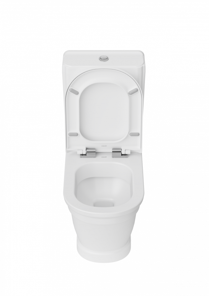 Antik Stand-WC mit Bidet Farbe: Weiß