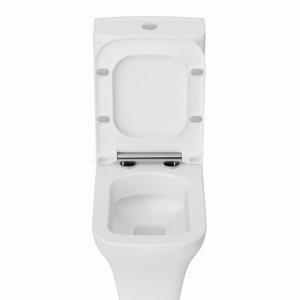 Lidya Stand-WC ohne Spülrand mit Bidet Farbe: Weiß