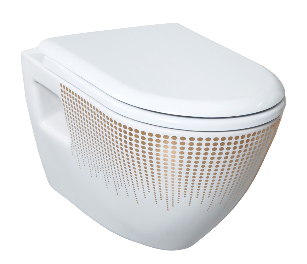 Terra Hänge-WC mit Bidet Farbe: Weiß