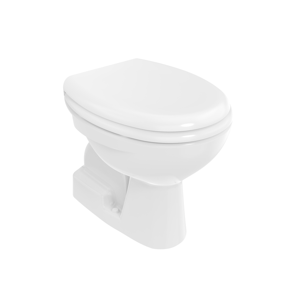 Terra Stand-WC mit Bidet Farbe: Weiß