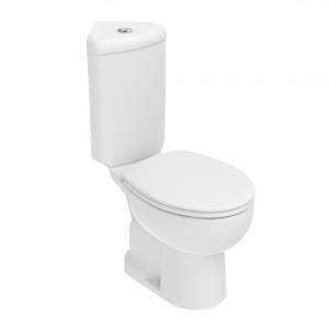 Sedef Stand-WC mit Bidet Farbe: Weiß