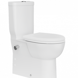 Sedef Stand-WC mit Bidet Farbe: Weiß